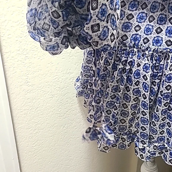 Misa Los AngelesZonia Off Shoulder Chiffon Mini Dress - Picture 7 of 7